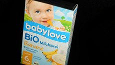 Babylove kae s píchutí banánu 250 g. V esku stojí 49,90 K, v Nmecku 1,35