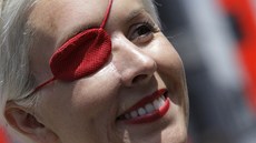 Maria de Villotaová v zázemí Velké ceny �pan�lska formule 1