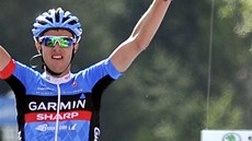 Ramunas Navardauskas coby vítz 11. etapy na Giro d´Italia.