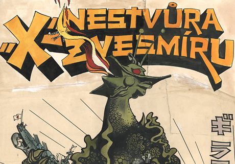 Kja Saudek: plakt k filmu X - nestvra z vesmru (nerealizovan nvrh)