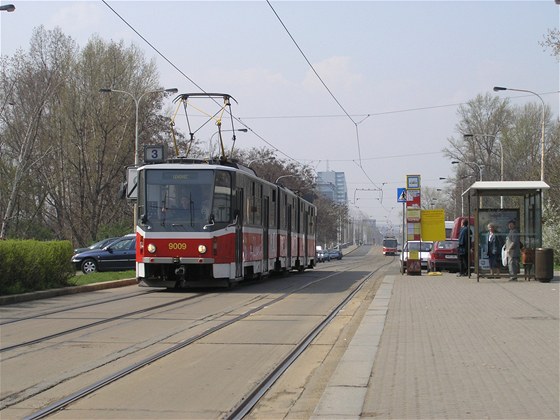 Tramvaj na Libeském most. Ilustraní foto