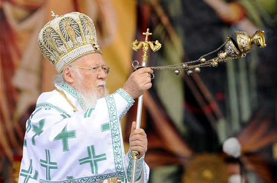 Konstantinopolský patriarcha Bartolomj, povaovaný za nejvyí autoritu