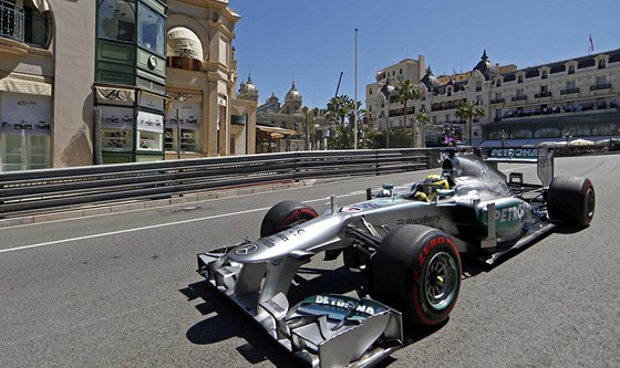 Nico Rosberg v monackých ulikách
