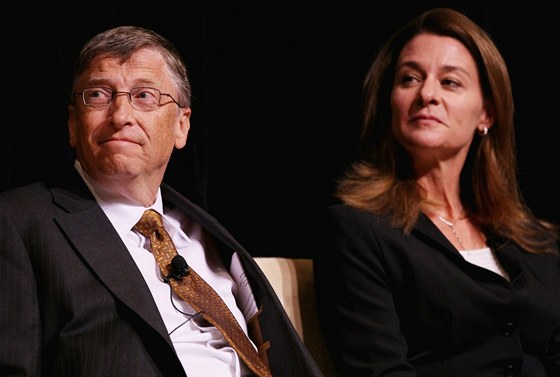 Bill Gates a jeho manelka Melinda  