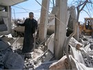 Trosky msta Kusajr, které o víkendu dobyla syrská armáda spolu s bojovníky