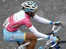 Italský cyklista Vincenzo Nibali v 15. etap Gira d´Italia