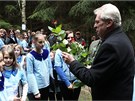Prezident Miloš Zeman se zúčastnil otevírání studánek Barborky a Vitulky u Tří