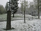Sníh na Kvild na Prachaticku. 