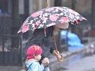 Hereka Sarah Jessica Parkerová se svou dcerou bhem detivých dn v New Yorku...
