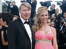 Mika Häkkinen a Markéta Kromotová (Cannes 2013) 