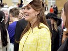 Thotná vévodkyn z Cambridge Catherine na zahradní slavnosti v Buckinghamském...