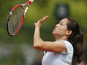 ZMAR. Americk tenistka Jamie Hampton soupe v 1. kole Roland Garros se
