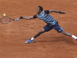 Gael Monfils marn dobíhá mí v utkání s Tomáem Berdychem.