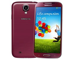 Samsung Galaxy S 4 v erven barv (Aurora red)