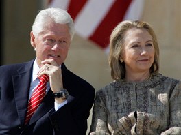 Bill Clinton a jeho manelka Hillary