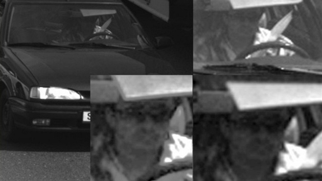 Zbry z kamer na Praskm okruhu zachycujc kraden renault jedouc 10. kvtna po silnici v protismru a jeho idie.