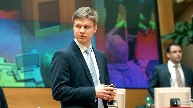 Radní pražského magistrátu Tomáš Hudeček (TOP 09). (23. května 2013)