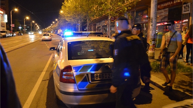 Zásah policie na diskotéce v Konvov ulici