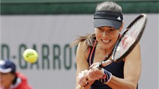 SKVLÝ START. Petra Cetkovská zahájila Roland Garros suverénn, Olgu Pukovovou zdolala 6:0, 6:2.