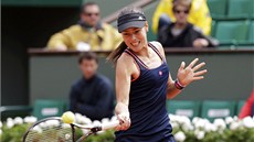 SKVLÝ START. Petra Cetkovská zahájila Roland Garros suverénn, Olgu Pukovovou zdolala 6:0, 6:2.