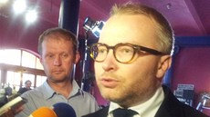 Místop�edseda ODS a ministr �ivotního prost�edí Tomá� Chalupa v pr�b�hu jednání