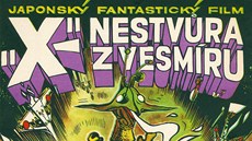 Kája Saudek: plakát k filmu X - nestvra z vesmíru