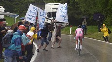 Vincenzo Nibali pi horské asovce na Giru