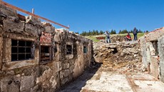 Ruiny Petrovy boudy v Krkonoích (kvten 2013)