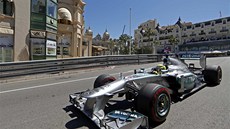 Nico Rosberg v monackých uličkách