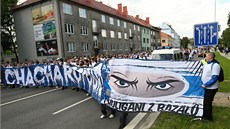 Fanouci ostravského Baníku míí na stadion Slovácka.