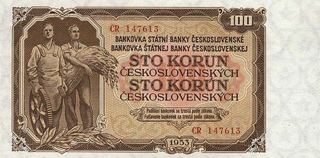 Autorem stokoruny byl Sergej Akimovi� Pomanskij. V ob�hu vydr�ela od �ervna...