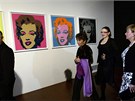 Slavnostního otevení výstavy o Marilyn Monroe se zúastnila i první dáma Ivana