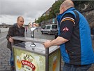 Na náplavce u Vltavy se ml uskutenit festival malých pivovar. Akce byla