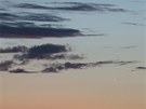 Konjunkce t�í planet Jupitera, Venu�e a Merkura, jak ji  v úterý 28. kv�tna...