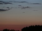 Konjunkce t�í planet Jupitera, Venu�e a Merkura, jak ji  v úterý 28. kv�tna...