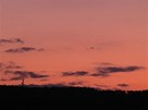 Na snímku Martiny Jelínkové jsou z konjunkce t�í planet vid�t jen dv� Jupiter a...