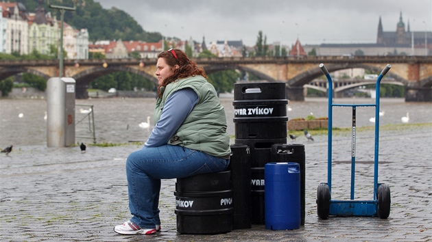 Na nplavce u Vltavy se ml uskutenit festival malch pivovar. Akce byla zruena kvli vysokmu stavu Vltavy.