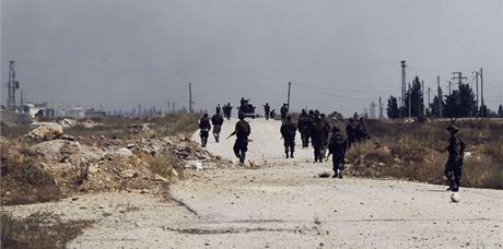 Asadovy jednotky v bojích o msto Kusajr (2. ervna 2013)