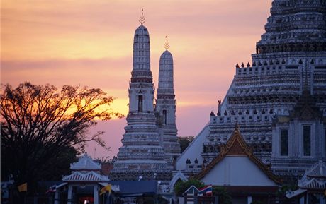 Bangkok láká svými úchvatnými chrámy.