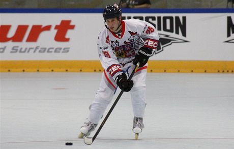 Marek Loskot v dresu eské reprezentace in-line hokejist