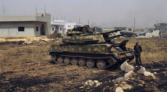 Asadovy jednotky v bojích o msto Kusajr (2. ervna 2013)