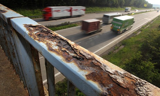 Most, který má být jako první rozebrán v rámci modernizace dálnice D1.