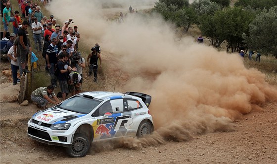 Jari-Matti Latvala, momentka z Akropolis rallye.