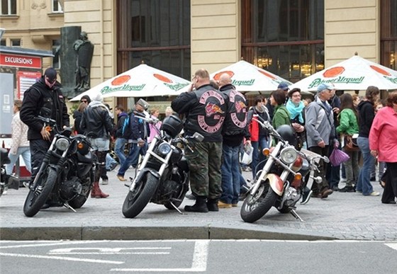 Motorkái v Praze