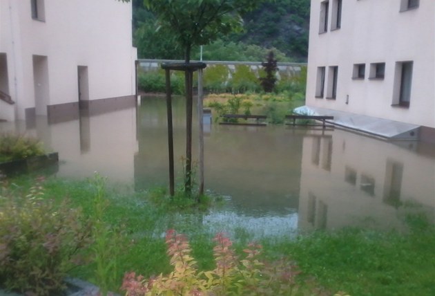 Povodn ve Zbraslavi