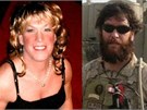 Vlevo Kristin Beck, nová identita Chrise Becka (vpravo na misi v Afghánistánu)