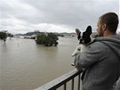 Rozvodnný Dunaj v Bratislav (6. ervna 2013)