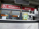Protipovodová zábrana u stanice metra Vltavská