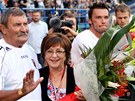 S NEJBLIÍMI. Marek Jankulovski s rodii. (8. ervna 2013)