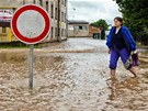 Rozvodnná Cidlina v Novém Bydov. (3. 6. 2013)